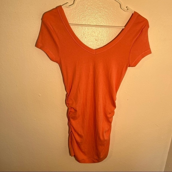 Tee Shop V-Neck Mini T-Shirt Dress Light Pink - Picture 2 of 10